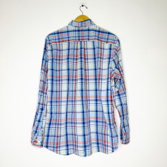 Vineyard Vines Slim Fit Tucker Shirt Multicolor Plaid Button-Up Men’s Large - Picture 2 of 5